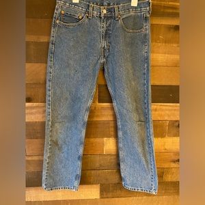 Levi 505 Jeans‎ Men's Size 33 x 29 Blue Denim Distressed Levi’s